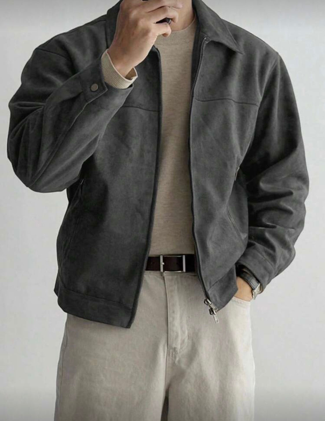 DAZY Men Suede Jacket