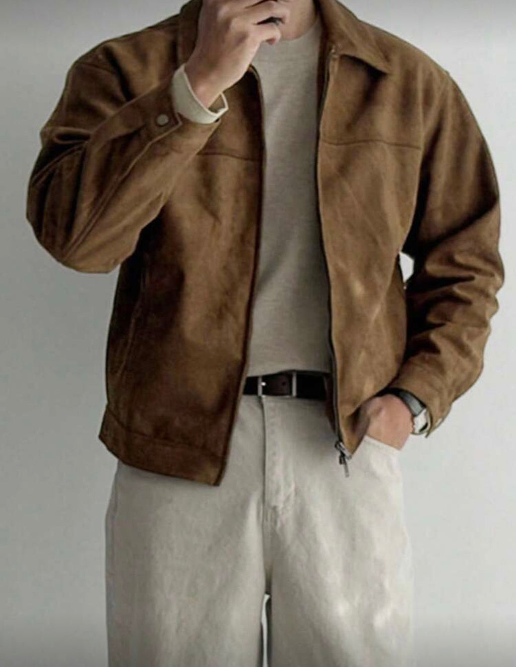 DAZY Men Suede Jacket