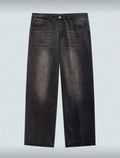 Men Black Baggy Jeans