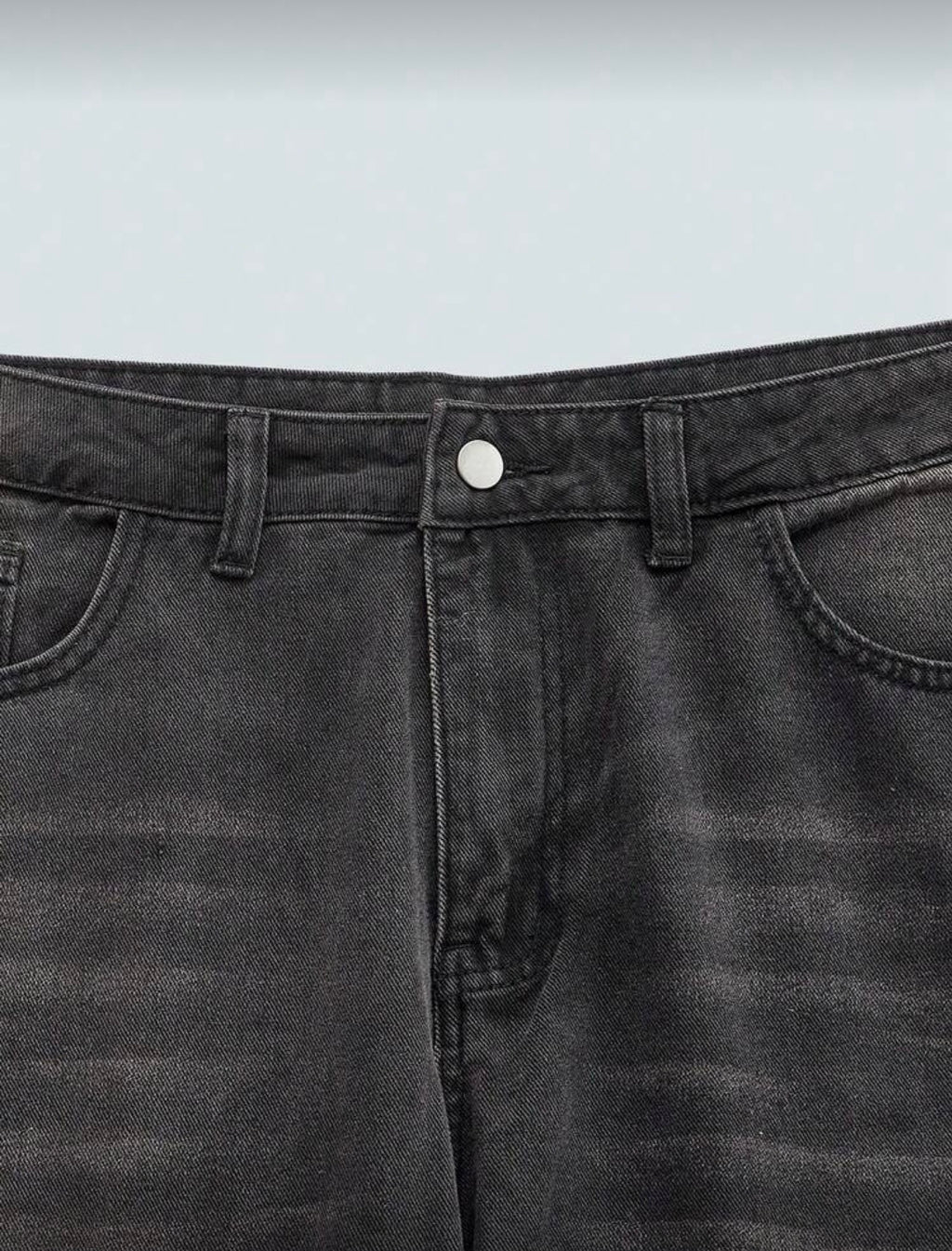 Men Black Baggy Jeans