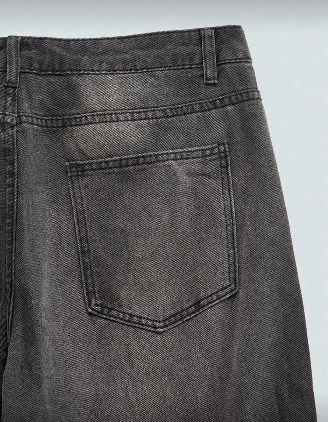 Men Black Baggy Jeans