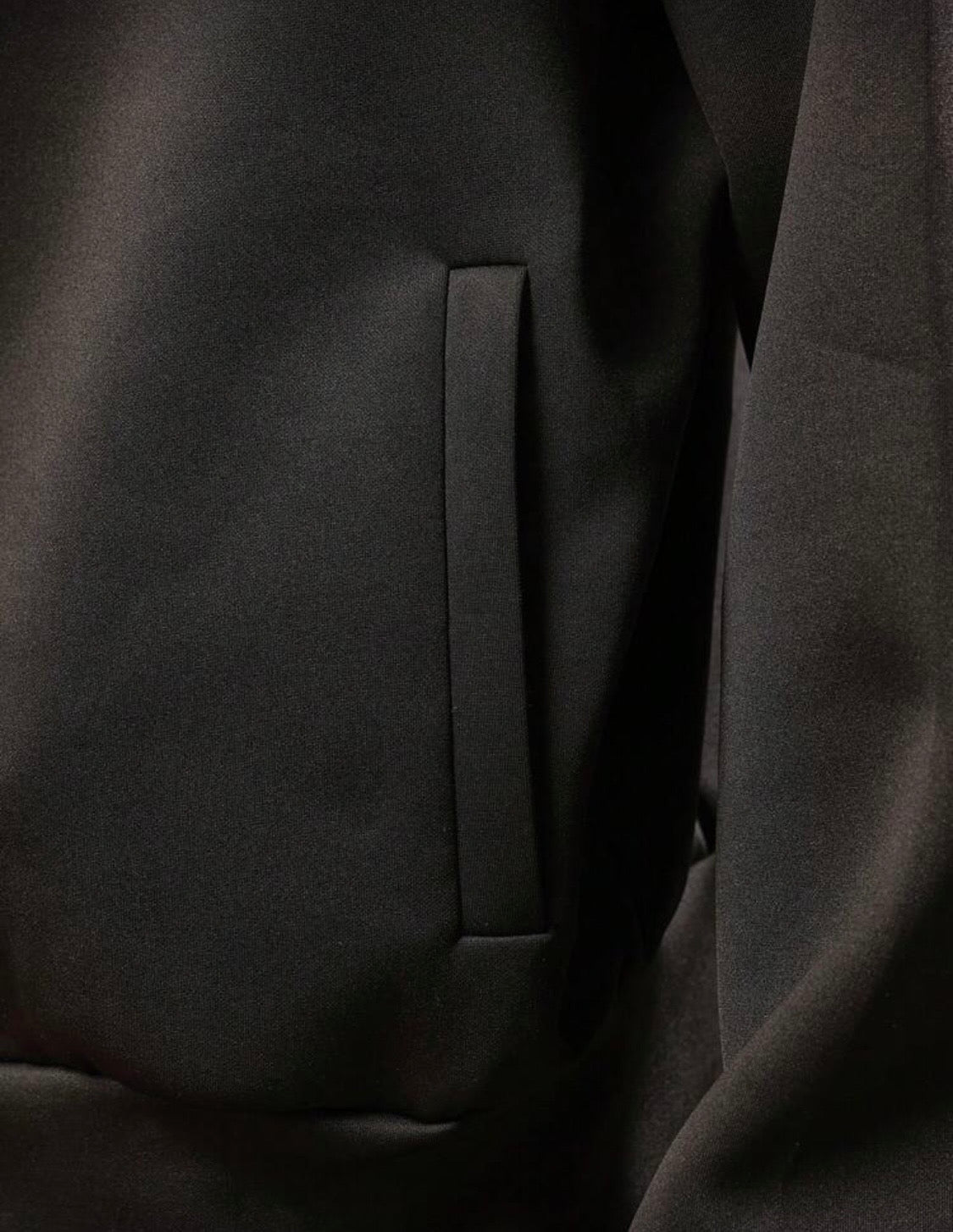 SMWN Men Classic Half Zip Up Oversized Neck Jacket