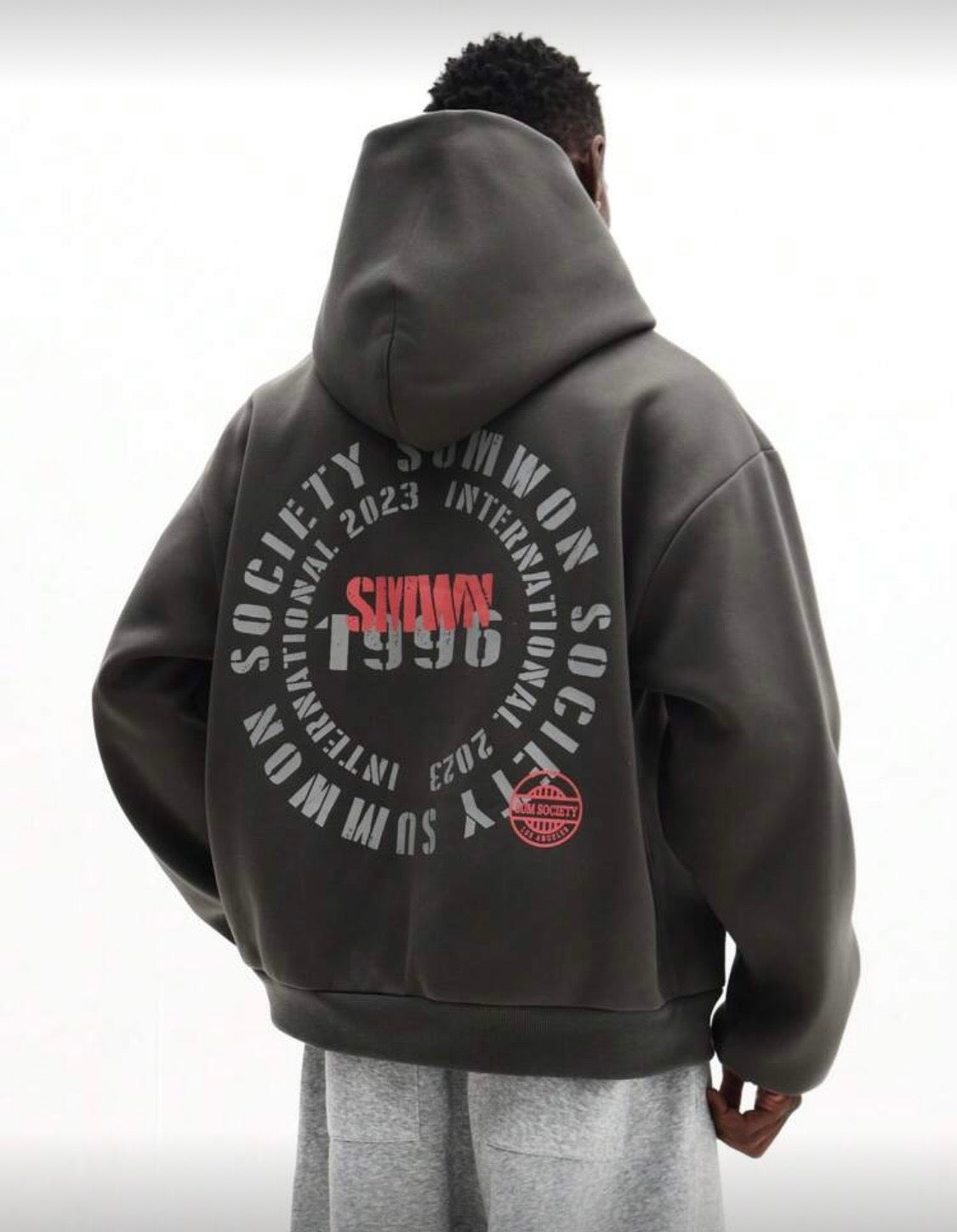 SMWN Men Oversized Hoodie