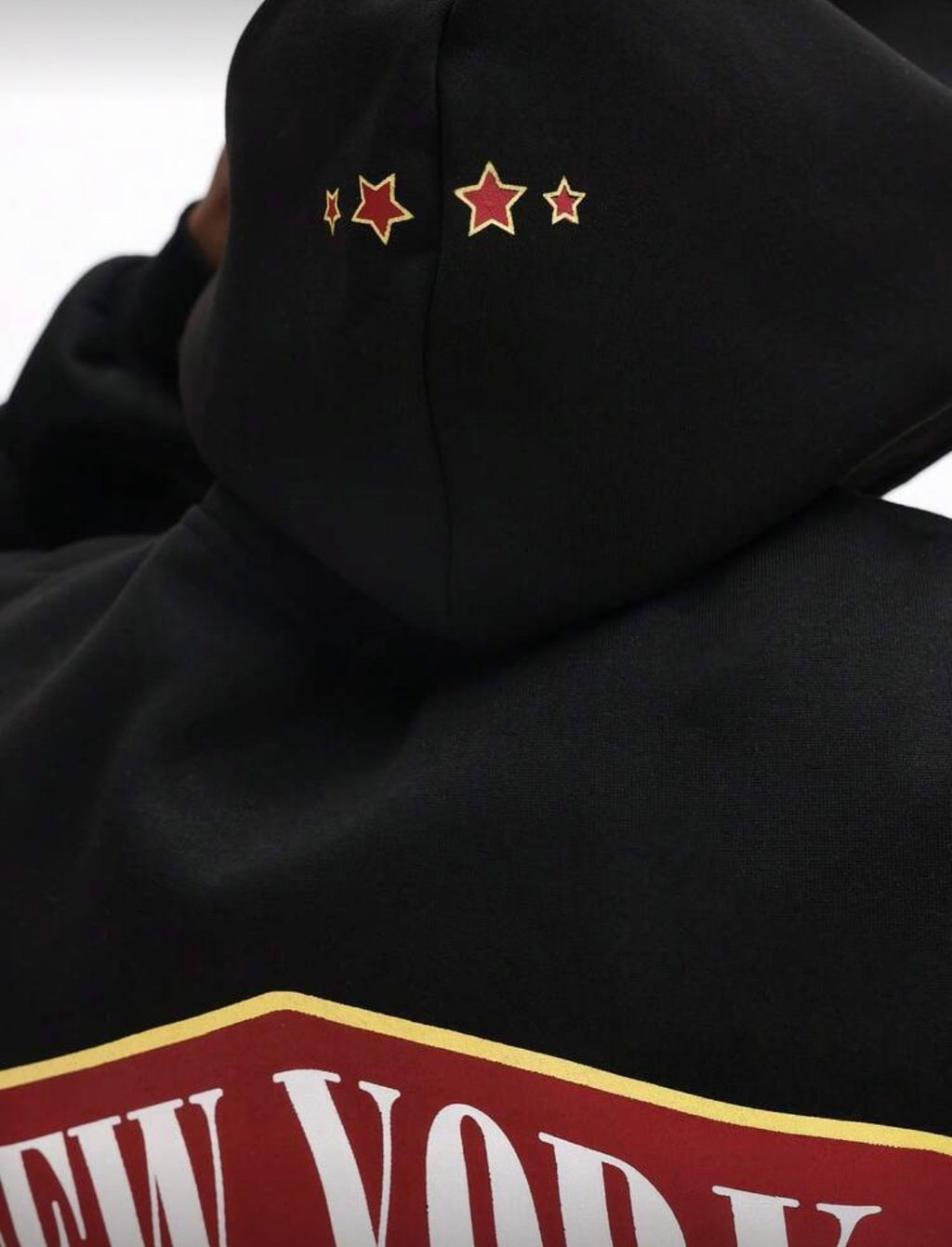 SMWN Men Black Oversized Hoodie