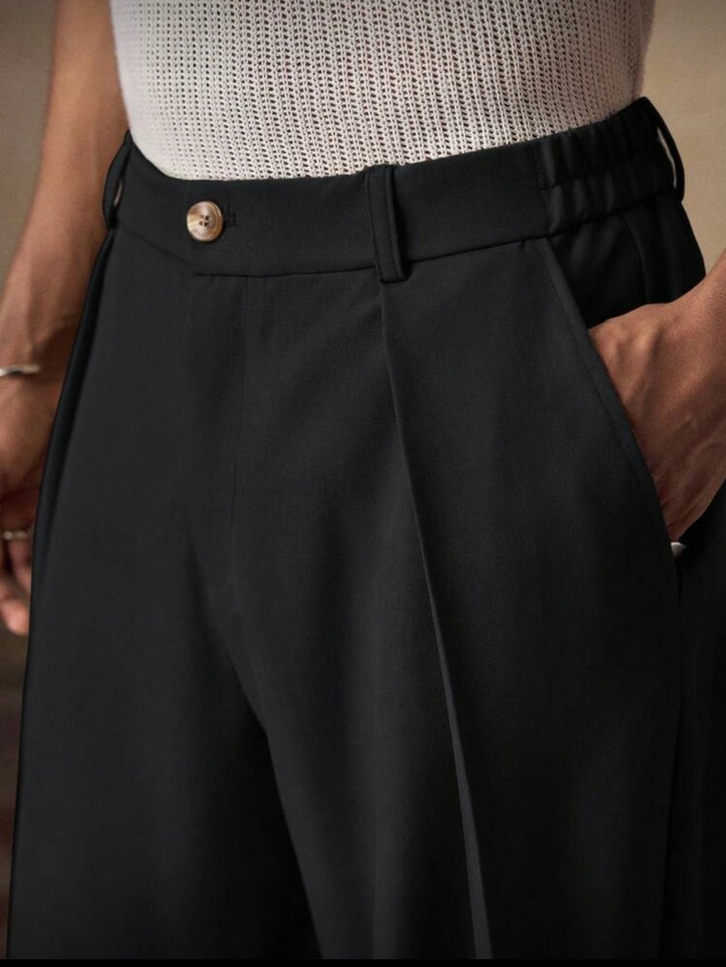 AKNOTIC Men Casual Loose Straight Leg Chinos