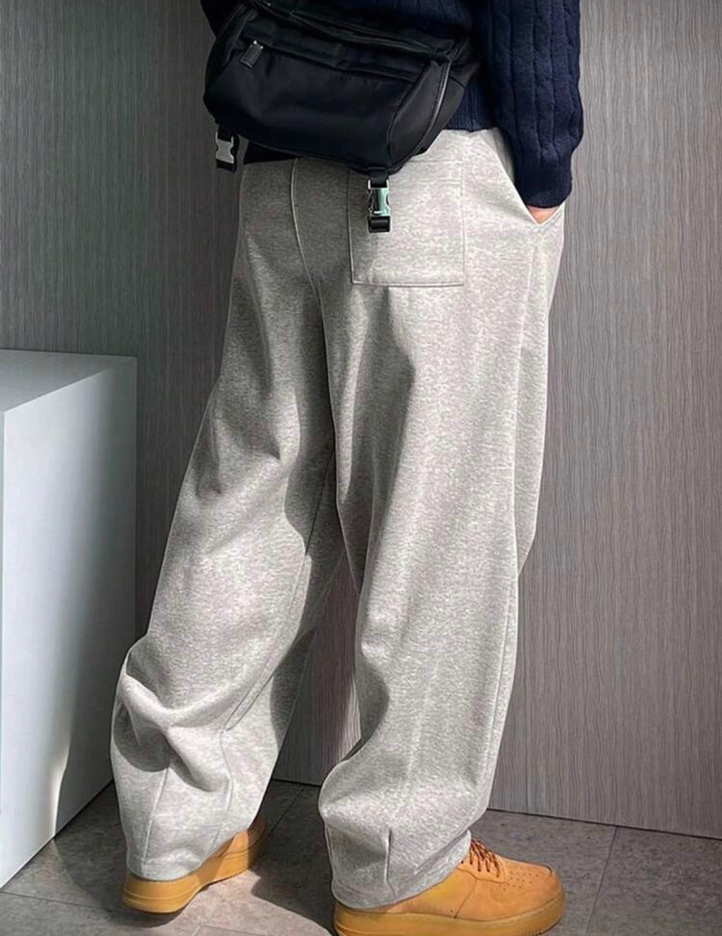 DAZY Men Grey Baggy Sweatpants