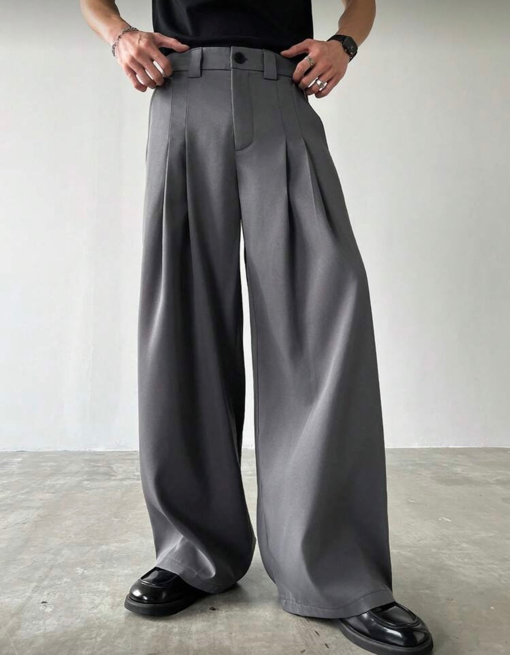 Men Casual 2 Stitch Suit Pants