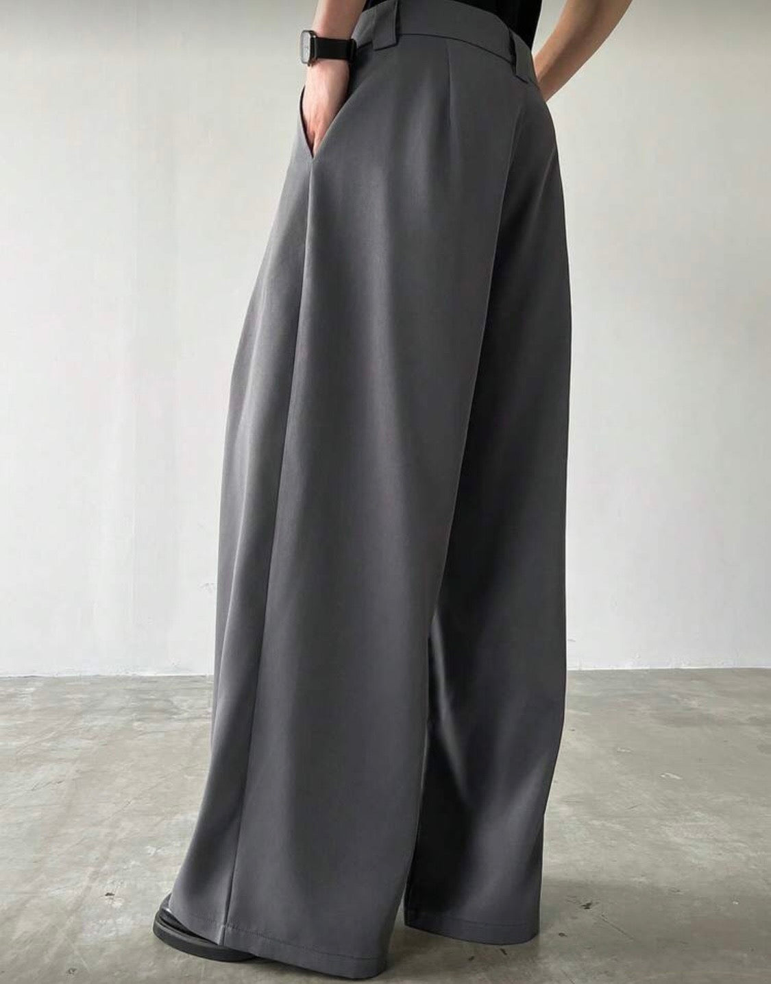 Men Casual 2 Stitch Suit Pants