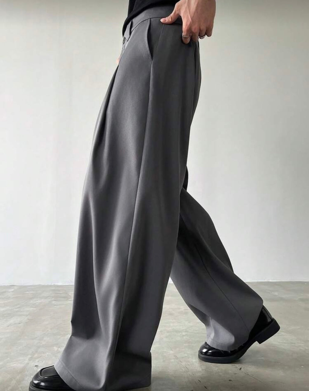 Men Casual 2 Stitch Suit Pants