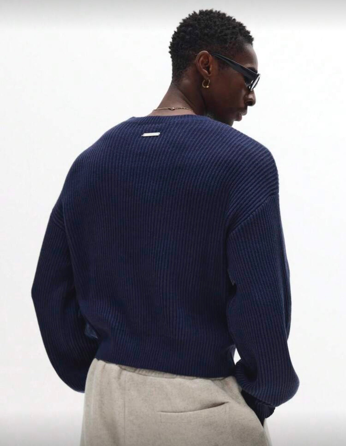 SMWN Crop Fit Casual Sweater