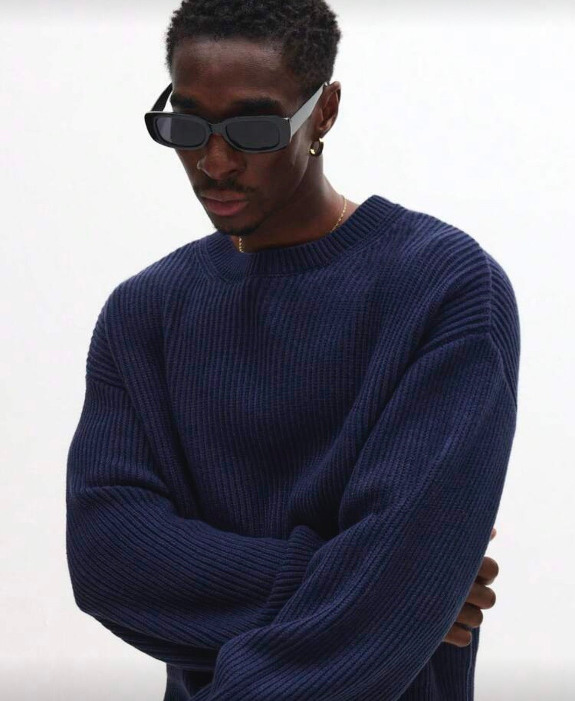 SMWN Crop Fit Casual Sweater