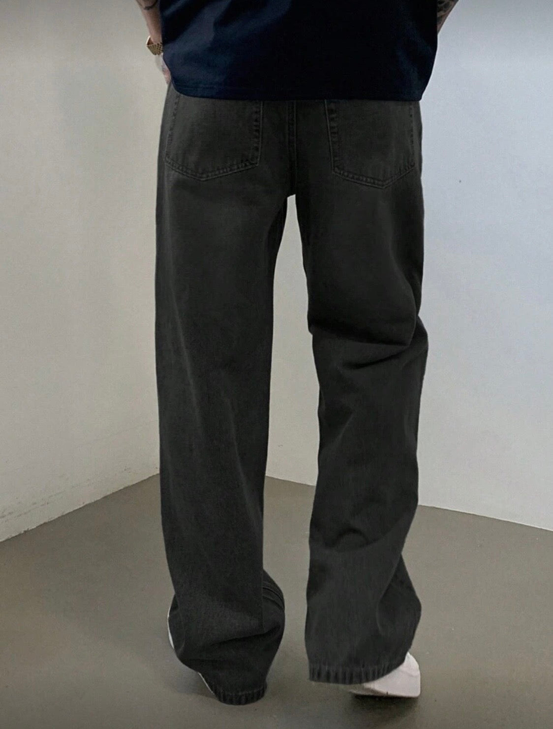 DAZY Men black Baggy Jeans