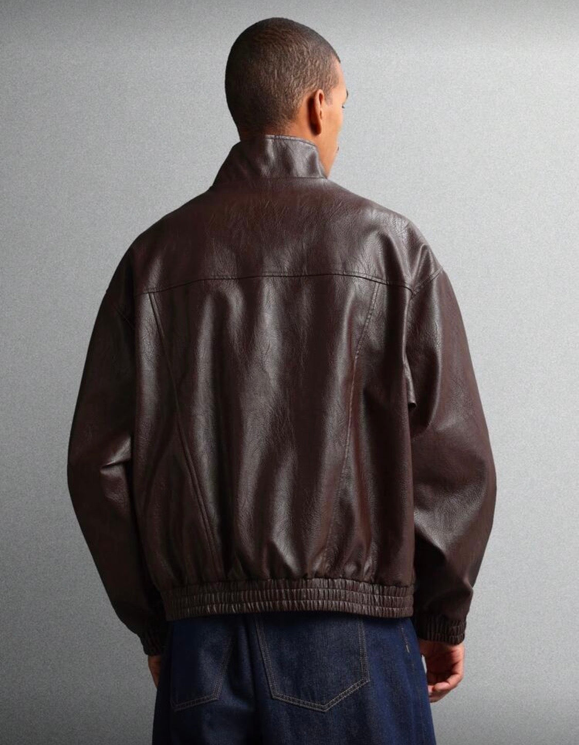 SUMWON Faux Leaher Men Jacket