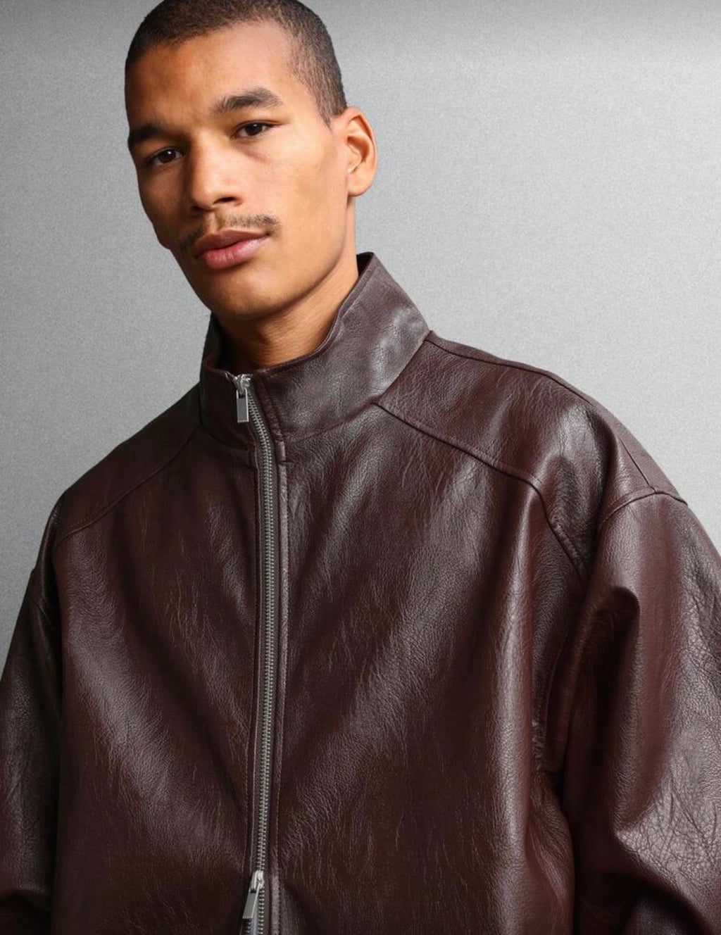 SUMWON Faux Leaher Men Jacket