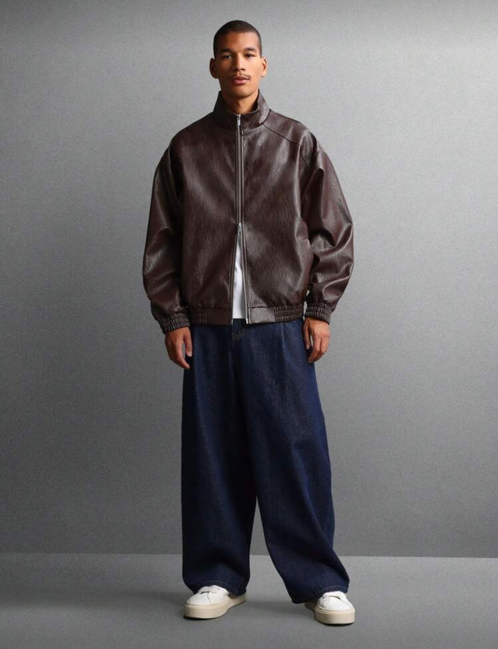 SUMWON Faux Leaher Men Jacket