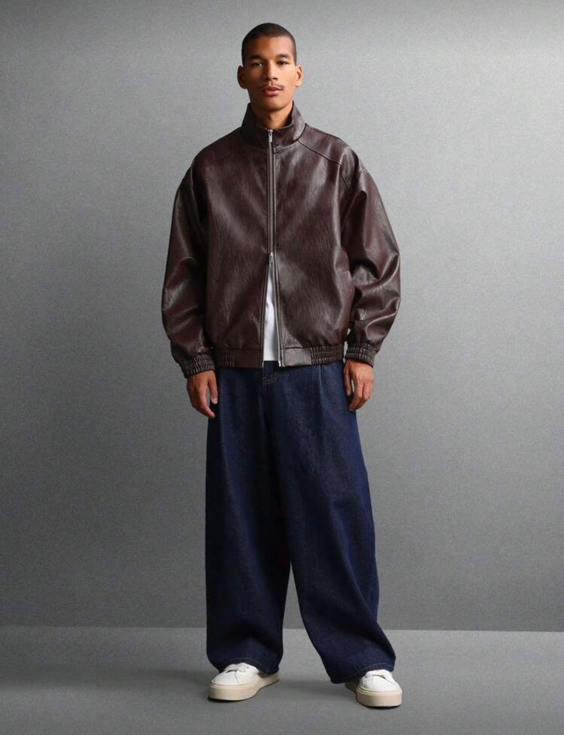 SUMWON Faux Leaher Men Jacket