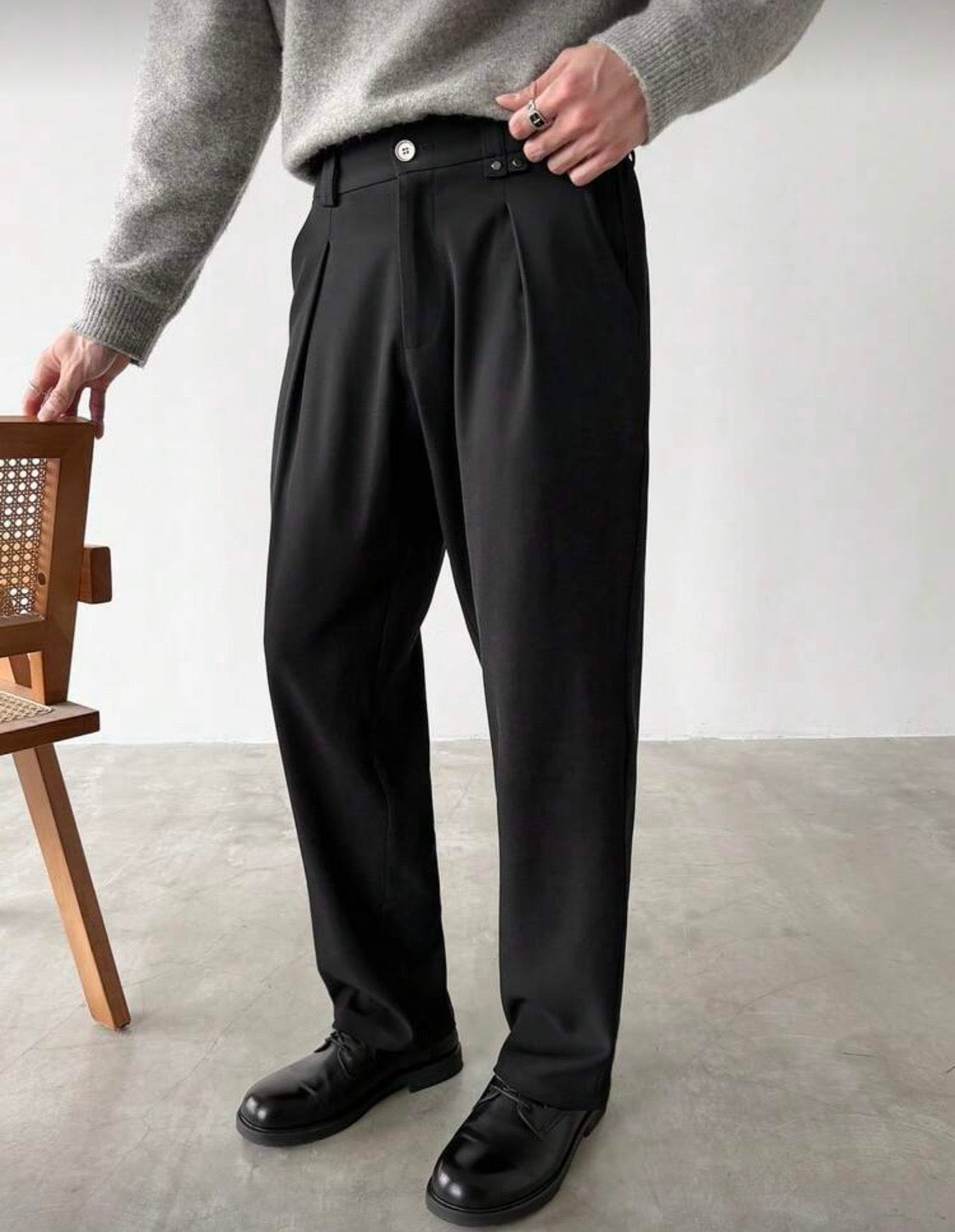 MANFINITY Men's 2 Stitched Suit Pants